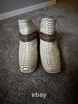 Freebird LIMITED EDITION VERY RARE! Steve Train Open Heeled Snake Skin Clog