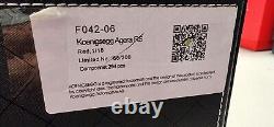 FrontiArt Koenigsegg Agera RS Red Limited 200 pcs 1/18, Very Rare No MR BBR