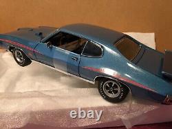 GMP/Danbury Mint 1/18 1970 Pontiac GTO Bermuda Blue Coupe (Very Rare)