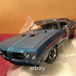 GMP/Danbury Mint 1/18 1970 Pontiac GTO Bermuda Blue Coupe (Very Rare)