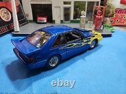GMP Ford Mustang with FLAMES Limited Edition 118 #715 VERY RARE BEAUTIFUL CAR