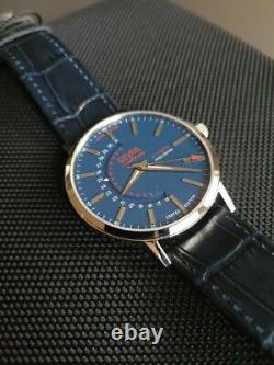 Gevril Guggenheim Super-Thin Automatic Dateflip NWT Very Limited Edition Rare