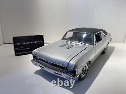 Gmp 118 1969 Nova 396 Ss Silver Black Roof Limited Edition Number 53 Very Rare
