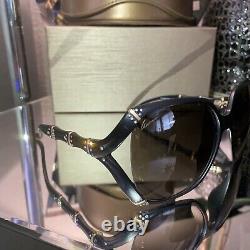 Gucci Sunglasses Black Limited Edition Swarovski Crystal 3508-B VERY RARE