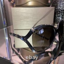 Gucci Sunglasses Black Limited Edition Swarovski Crystal 3508-B VERY RARE