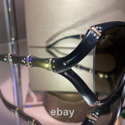 Gucci Sunglasses Black Limited Edition Swarovski Crystal 3508-B VERY RARE