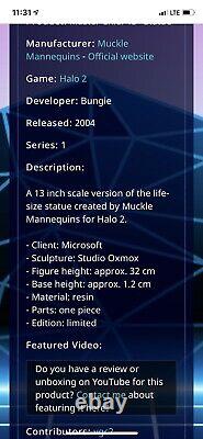 Halo 2 -Master Chief Statue-Microsoft Bungie Oxmox-limited Ed. Very rare