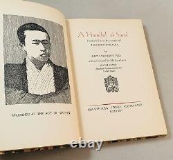 Handful Of Sand-Ishikawa-Sakanishi-First Edition-1934-VERY RARE Limited Edition