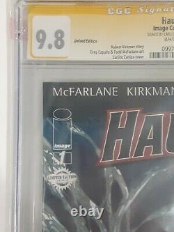 Haunt # 1 Limited Edition Variant Cgc 9.8 Graded Signed Only 199exist Very Rare