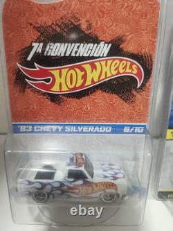 Hot Wheels 2014 2017 Mexico Convention 83 Chevy Silverado VERY RARE PIECES