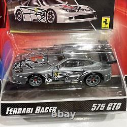 Hot Wheels Ferrari Racer 575 GTC Spiderweb Gray New Unopened Very Rare