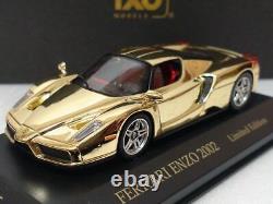 IXO ENZO FERRARI Gold Plated 143 Limited Edition 2002 Very Good+ Very Rare