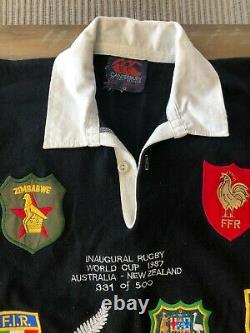 Inaugural Rugby World Cup 1987 LIMITED EDITION Rugby Union Shirt VERY RARE