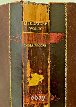 India Proofs 1890, Limited Numbered Edition, Very Rare, Great Illustrations