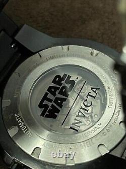 Invicta Star Wars Limited Edition Darth Vader Watch 26204 Very Rare 0316/1977