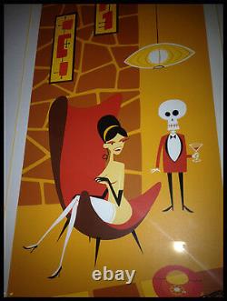 JOSH AGLE SHAG THE RED PHONE ART SERIGRAPH PRINT Limited #123/200 VERY RARE