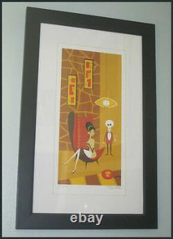 JOSH AGLE SHAG THE RED PHONE ART SERIGRAPH PRINT Limited #123/200 VERY RARE