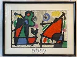 Joan Miró very rare lithography, limited print