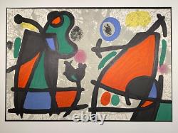Joan Miró very rare lithography, limited print
