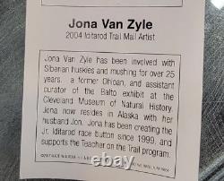 Jona VanZyle Suede Beaded Container VERY LIMITED/RARE ITEM True Alaska Artist