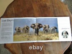 Just Elephants By David Shepherd Signed Limited Edition Very Rare