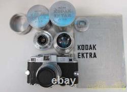KODAK EKTRA Rangefinder Camera WithLens Set 2500 Limited Very Rare