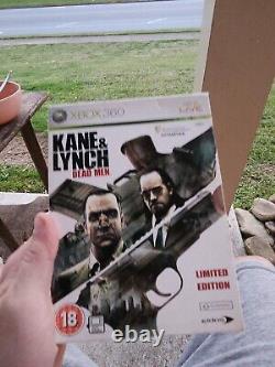 Kane and Lynch Dead Men (Microsoft Xbox 360, 2007) Limited edition very rare
