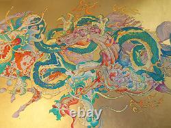 L'annee du Dragon by GUILLAUME AZOULAY Hand Signed Limited Serigraph! Very Rare