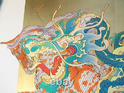 L'annee du Dragon by GUILLAUME AZOULAY Hand Signed Limited Serigraph! Very Rare