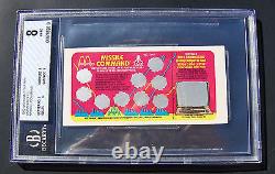 LIMITED VERY RARE 1982 Graded (4) 8-8.5 Cards UNSCRATCHED SET Atari McDonalds