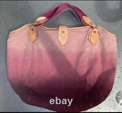 LOUIS VUITTON Denim Sunbeam Monogram Hobo Bag $2650 2010 Limited Very Rare CLEAN