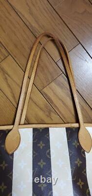 LOUIS VUITTON NEVERFULL MM RAYURE 2011 Limited Tote bag Very Rare Ladies Auth