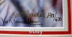 Lady in Red Very Rare Sold Out limited edition print by Vivi Crandall