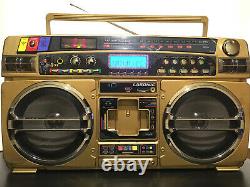 Lasonic i931 Ghetto Blaster Boombox LIMITED GOLD EDITION'Midas Touch' VERY RARE