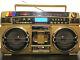 Lasonic I931 Ghetto Blaster Boombox Limited Gold Edition'midas Touch' Very Rare
