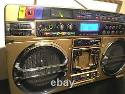 Lasonic i931 Ghetto Blaster Boombox LIMITED GOLD EDITION'Midas Touch' VERY RARE