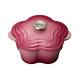Le Creuset Flower Cocotte Pink Berry Limited From Japan Freeshipping Very Rare