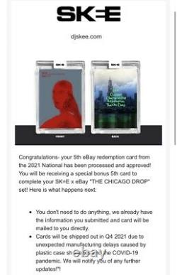 Limited DJ SKEE NATIONAL 5TH EBAY REDEMPTION CARD THE CHICAGO DROP. Very Rare