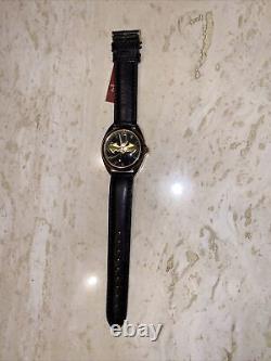 Limited Edition 1997 Fossil BATMAN & ROBIN GOLD Watch #224/1000 VERY RARE