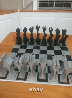 Limited Edition Aluminum Chess Set, Very Rare, 200-300 Made/Work of Art