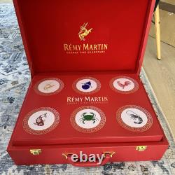 Limited Edition Remy Martin XO Cognac High Tea Set Red Case Tray Very Rare Read