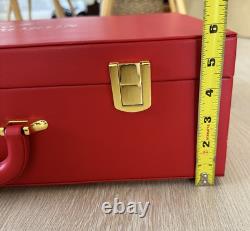 Limited Edition Remy Martin XO Cognac High Tea Set Red Case Tray Very Rare Read