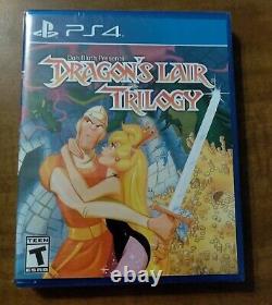 Limited Run Games Dragon's Lair Trilogy Video Game(PS4) VERY RARE FACTORY SEALED