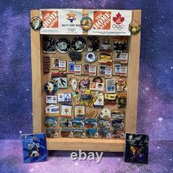 Lot Of 53 2002 Winter Salt lake Olympic Pins Some Very Rare & Limited Edition