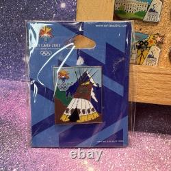 Lot Of 53 2002 Winter Salt lake Olympic Pins Some Very Rare & Limited Edition