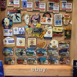 Lot Of 53 2002 Winter Salt lake Olympic Pins Some Very Rare & Limited Edition