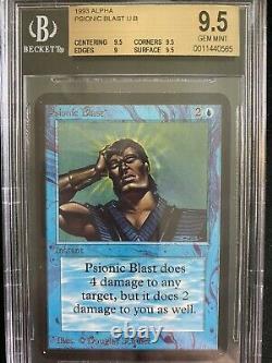 MTG Alpha Psionic Blast BGS 9.5b VERY RARE, POP 6