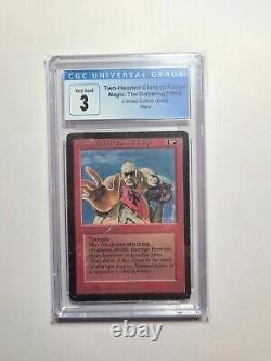 MTG Beta Two-Headed Giant of Foriys CGC 3 VG 1993 RARE Reserved List Magic Card