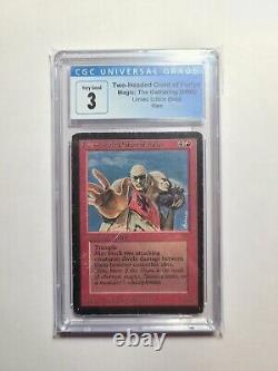 MTG Beta Two-Headed Giant of Foriys CGC 3 VG 1993 RARE Reserved List Magic Card