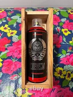 MTN Limited Edition Spray Can VERY RARE OBEY Shepard Fairey 2012, Ed. Of 500